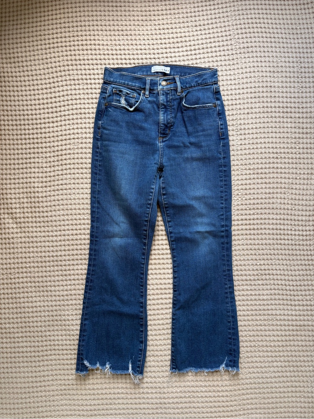 LOFT Kick Crop Jeans